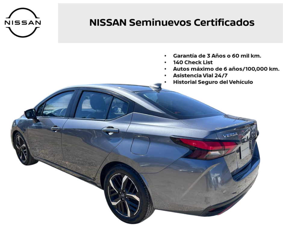 2023 Nissan VERSA 4P EXCLUSIVE L41.6 AUT