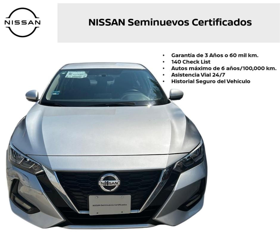 2023 Nissan SENTRA 4 PTS ADVANCE CVT AAC F NIEBLA RA-16