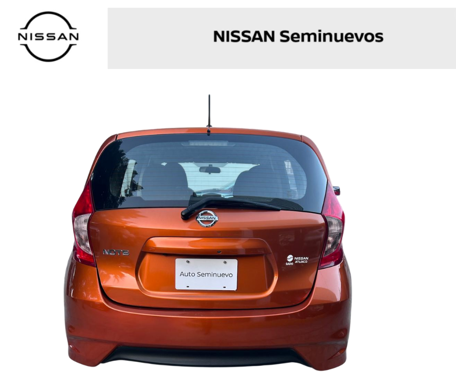 2019 Nissan NOTE 5 PTS ADVANCE CVT AAC F NIEBLA GPS RA-16