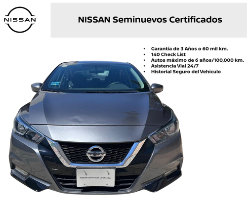 2020 Nissan VERSA 4 PTS ADVANCE CVT AAC VE F NIEBLA RA-16