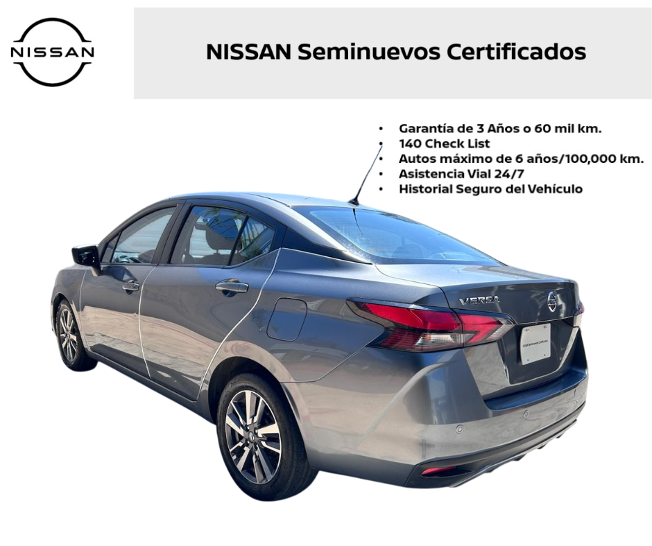 2020 Nissan VERSA 4 PTS ADVANCE CVT AAC VE F NIEBLA RA-16