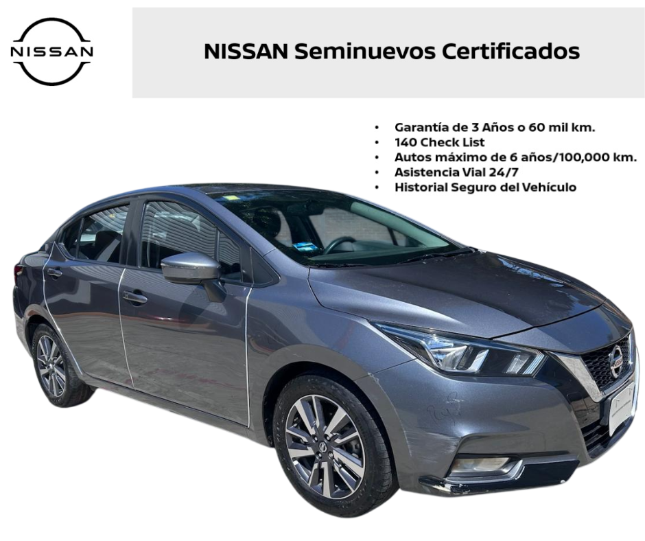 2020 Nissan VERSA 4 PTS ADVANCE CVT AAC VE F NIEBLA RA-16