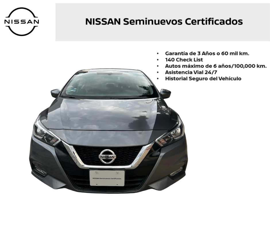 2021 Nissan VERSA 4 PTS ADVANCE AAC VE F NIEBLA RA-16CVT