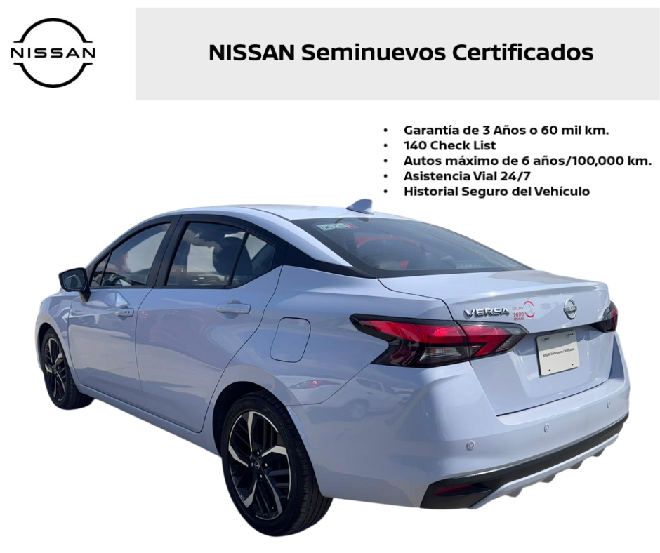 2024 Nissan VERSA 4P EXCLUSIVE L41.6 AUT